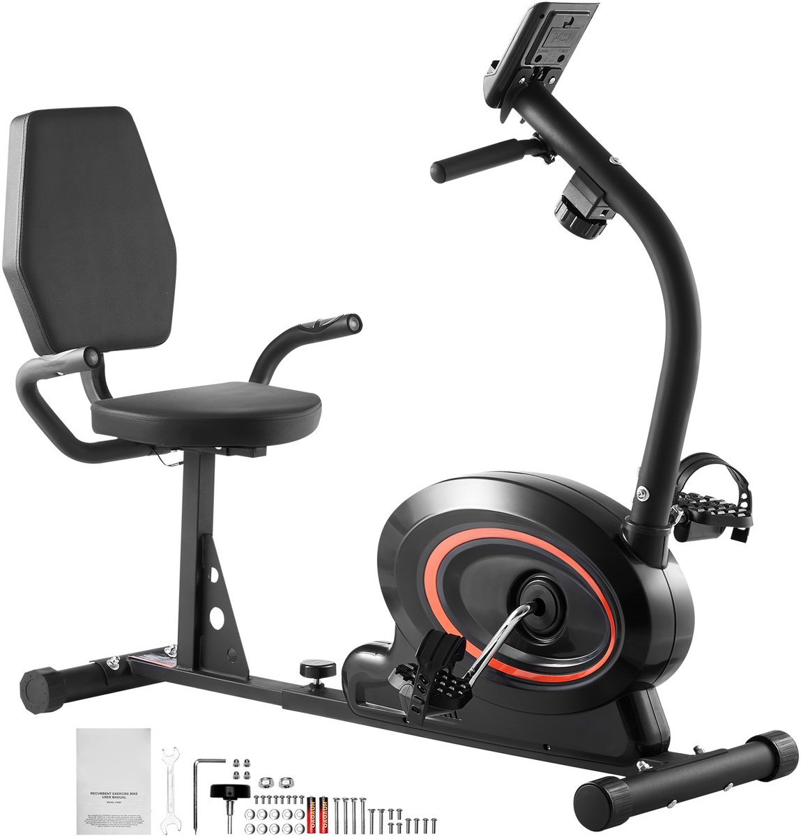 Wat vinden we goed aan de Liggende Hometrainer Senior - Comfortabel Zadel en LCD Display