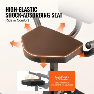 Liggende Hometrainer Senior - Comfortabel Zadel en LCD Display