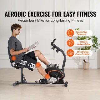 Liggende Hometrainer Senior - Comfortabel Zadel en LCD Display