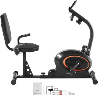 Liggende Hometrainer Senior - Comfortabel Zadel en LCD Display