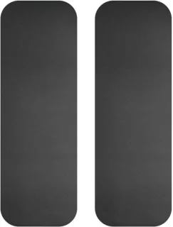 Loopband- en hometrainer mat 25 x 80 cm zwart