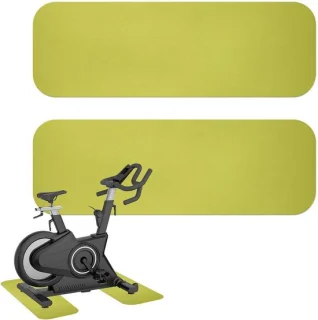 Loopband- en hometrainermat 65x180 cm fluorescerend groen