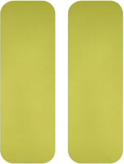 Loopband-/Hometrainermat 25 x 80 cm - Fluorescerend groen