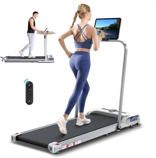 Loopband Onder Bureau - 119 x 48,5 x 12 cm - Zilver