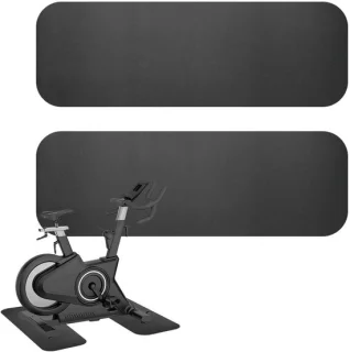 Loopbandmat - hometrainer mat - 25x80cm - zwart