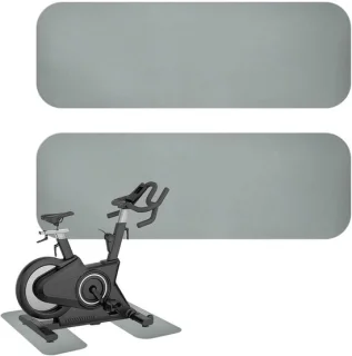Loopmat hometrainer 25x80cm grijs