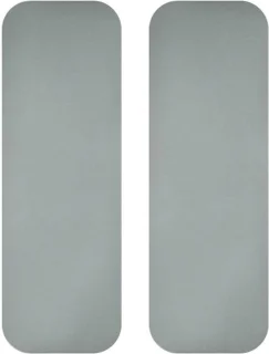 Loopmat voor hometrainer antislip 25x80 cm grijs