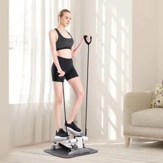 Luxe Hydraulische Stepper met LED-tracker en Weerstandsbanden