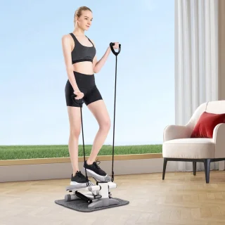 Luxe Hydraulische Stepper met LED-tracker en Weerstandsbanden