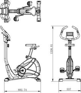 M-460 Hometrainer Fitnessfiets