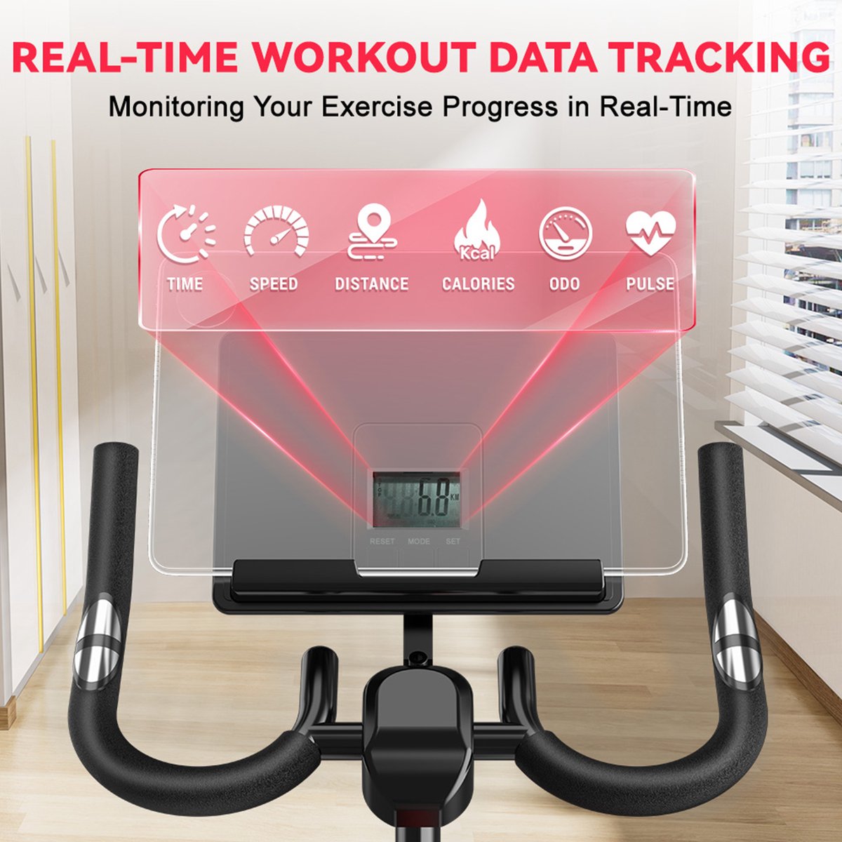 Wat vinden we goed aan de Magnetische Hometrainer Indoor Fitnessfiets 12 kg Vliegwiel
