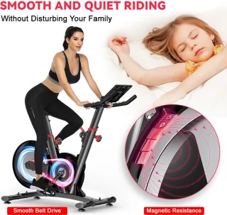 Magnetische Hometrainer Indoor Fitnessfiets 12 kg Vliegwiel