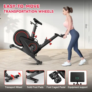 Magnetische Hometrainer Indoor Fitnessfiets 12 kg Vliegwiel