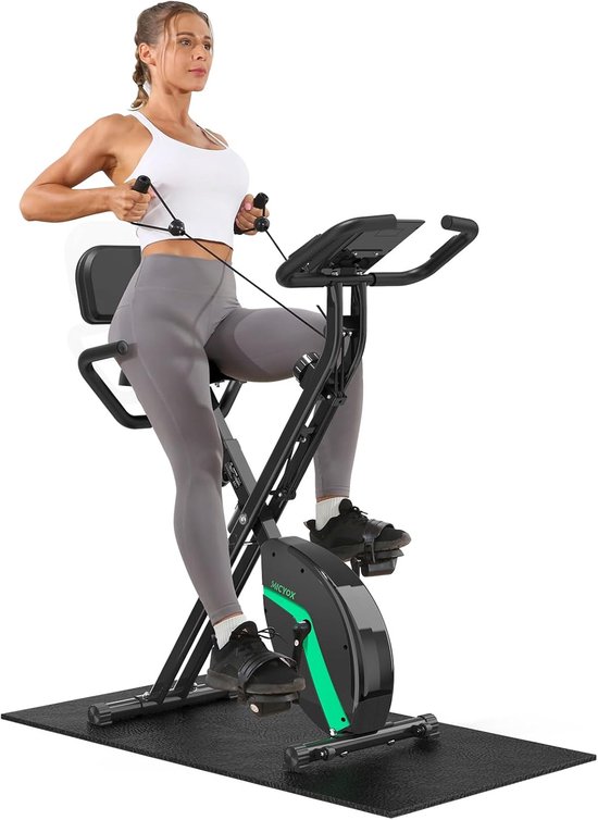Magnetische hometrainer opvouwbaar LCD-display hartslagsensor