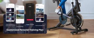 MERACH Hometrainer Fitness Fiets Bluetooth
