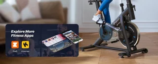 MERACH Hometrainer Fitness Fiets Bluetooth