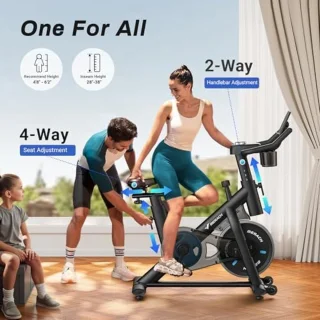 MERACH Hometrainer Fitness Fiets Bluetooth