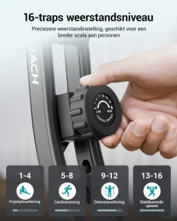 MERACH Opvouwbare Hometrainer