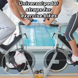 Merkloos Hometrainer Pedaalriemen - Set van 2