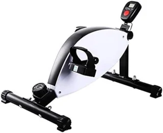 Merkloos Mini Hometrainer Fietspedaal - Zwart