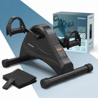 Merkloos Mini Hometrainer Oefenfiets - Zwart