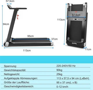 Merknaam Inklapbare Elektrische Loopband