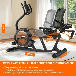 MettleMatic Ligergometer Ligfiets Hometrainer