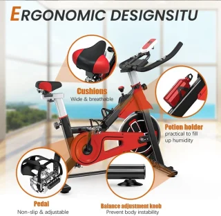 Mila Shop Spinningfiets Hometrainer 24 kg