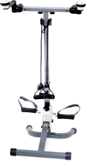 Mini crosstrainer hometrainer, inklapbaar, grijs