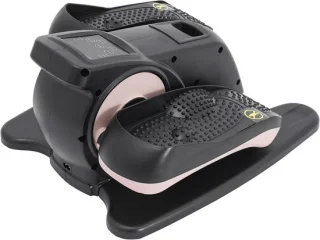 Mini crosstrainer zwart roze