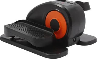Mini ellipstrainer onder bureau oranje zwart