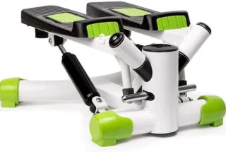 Mini elliptische trainer - Air Climber pedaal - groen