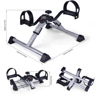 Mini fiets pedaaltrainer met LCD-monitor
