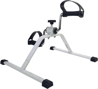 Mini hometrainer - arm en been - 50x40x30 cm - wit
