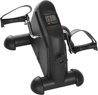 Mini hometrainer - bureaubandschijf - zwart