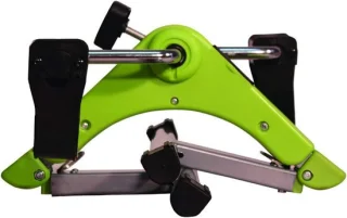 Mini hometrainer fiets- en armspiertrainer