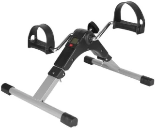 Mini hometrainer fiets - zwart