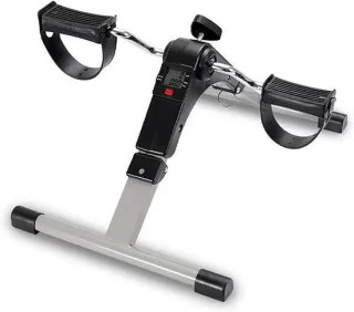 Mini hometrainer - fitness fiets - zwart