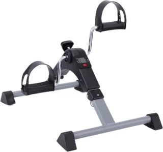 Mini hometrainer grijs