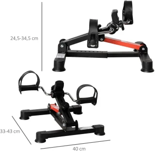 Mini Hometrainer Indoorfiets Zwart