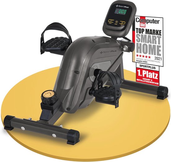 mini-hometrainer met trainingscomputer en 8 weerstandsniveaus