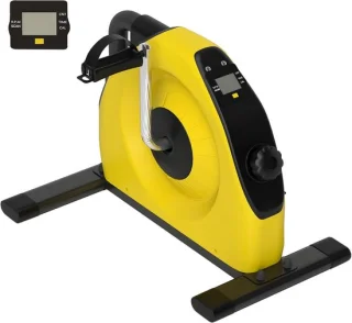 Mini hometrainer oefenfiets - Geel