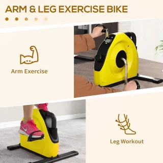 Mini Hometrainer Oefenfiets - Geel