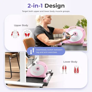 Mini Hometrainer Oefenfiets Onder Bureau