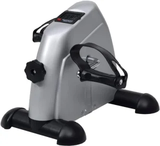 Mini hometrainer oefenfiets zilver zwart