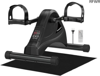 Mini hometrainer oefenfiets zwart