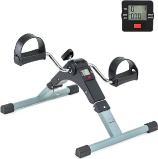Mini hometrainer oefenfiets zwart