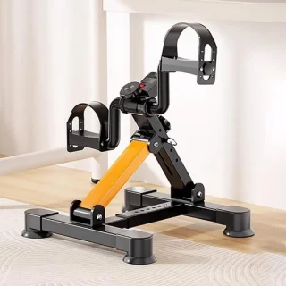 Mini hometrainer onderbureau scooter oranje