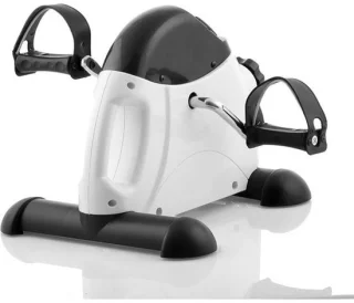 Mini hometrainer opvouwbaar zwart