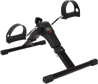 Mini hometrainer opvouwbaar zwart